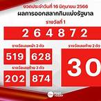 ผล การ ออก หวย รัฐบาล